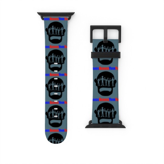Discover Hands Across Your Face Ramones Johnny Joey Dee Dee Something To Believe In Punk Rock Unisex Heavy Cotton Watch Bands For Apple Watch