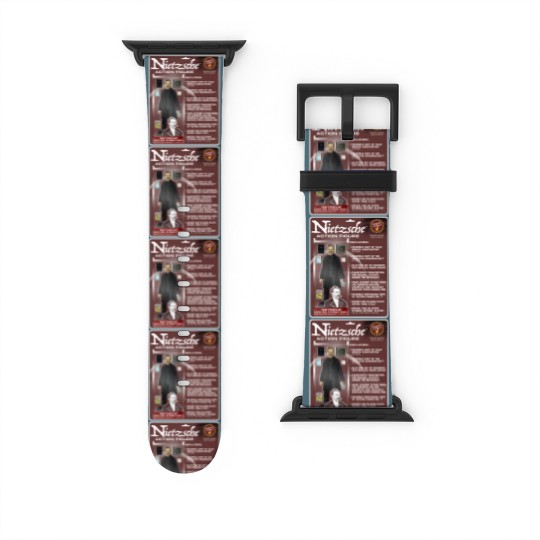 Discover Nietzsche Action Figure Watch Bands For Apple Watch