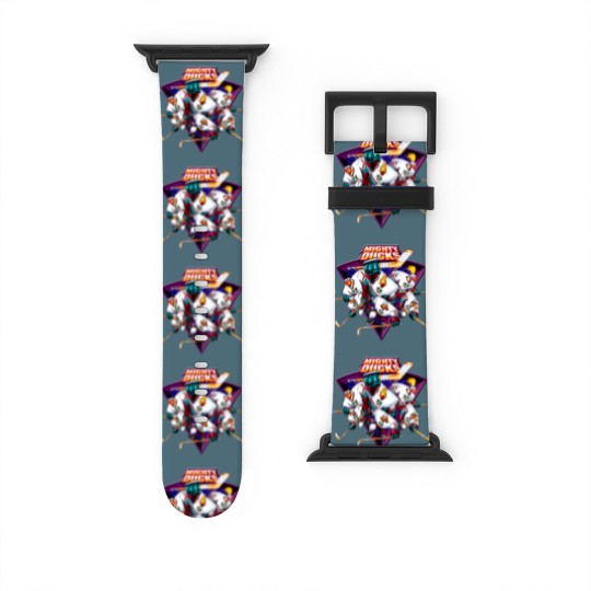 Discover Vintage Mighty Ducks Flashs Watch Bands For Apple Watch