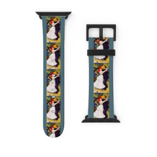 Discover Auguste Renoir - Dance At Bougival Watch Bands For Apple Watch
