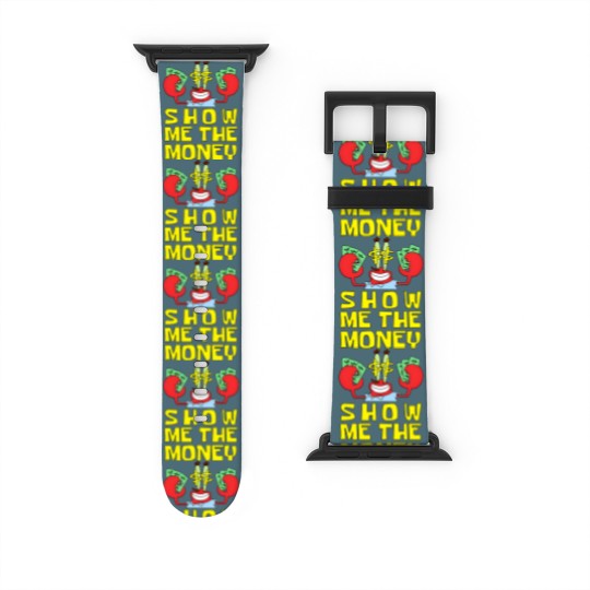 Discover Mr Krabs Show Me The Money Watch Bands For Apple Watch