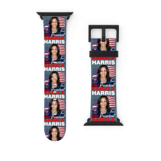 Discover KAMALA HARRIS FOR PRESIDENT Watch Bands For Apple Watch
