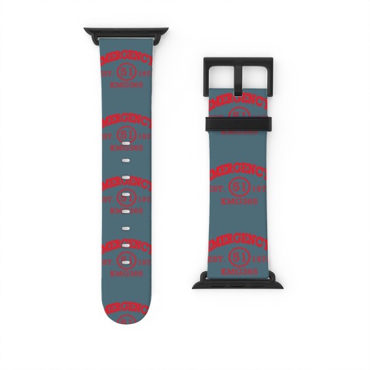 Discover Emergency Est 1972 KMG365 Watch Bands For Apple Watch