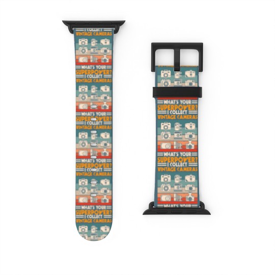 Discover Vintage Camera Collector Watch Bands For Apple Watch
