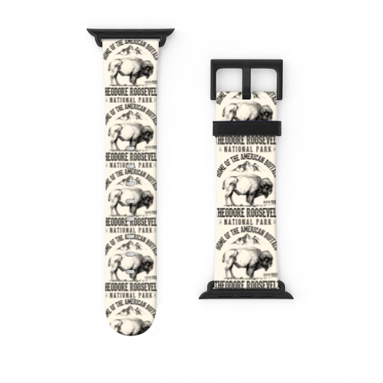 Discover Theodore Roosevelt National Park Souvenirs Hiking Adventure - Theodore Roosevelt - Watch Bands For Apple Watch