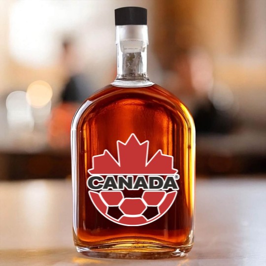 Discover UNISEX | Team Canada Soccer Whiskey Bottles | Canada Soccer Jersey | World Cup 2022 Qatar | Les Rouges