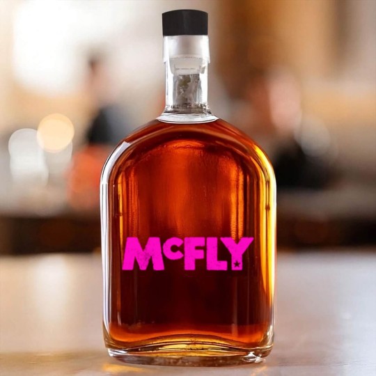 Discover McFly Logo pink Whiskey Bottles