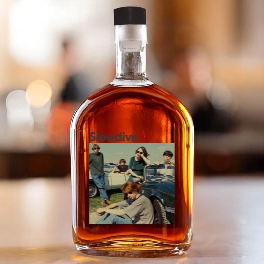 Discover 90s Slowdive Band Whiskey Bottles, Slowdive Whiskey Bottles