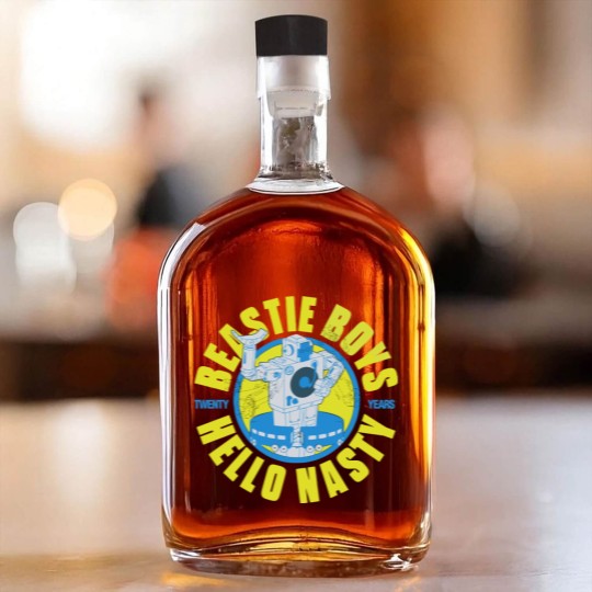 Discover Beastie Boys unisex: Hello Nasty 20 Years Whiskey Bottles