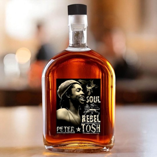 Discover Peter Tosh Jamaican Reggae Music Whiskey Bottles
