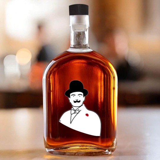 Discover Hercule Poirot Agatha Christie - Hercule Poirot - Whiskey Bottles