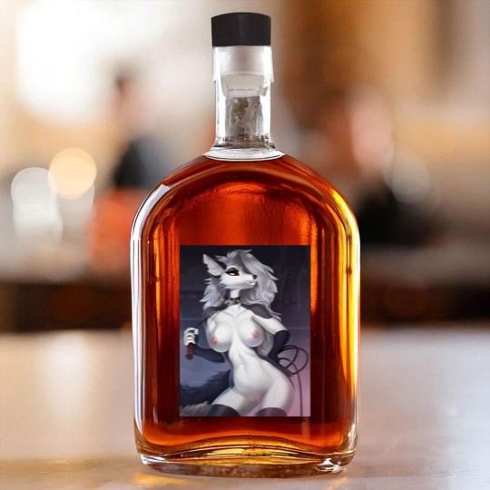 Discover Loona from Helluva Boss [NSFW] Whiskey Bottles