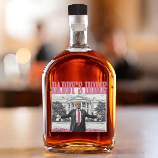 Discover Daddys Home Trump 2024 Whiskey Bottles