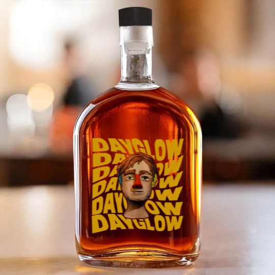 Discover Dayglow Fuzzybrain Graphic Whiskey Bottles - Dayglow Whiskey Bottles, Dayglow Tour, Fuzzybrain Whiskey Bottles, Music Whiskey Bottles, Alternative/Indie