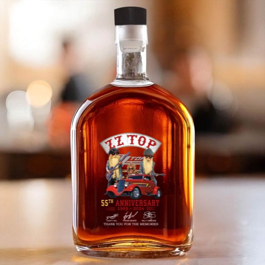 Discover ZZ Top 55th Anniversary Whiskey Bottles