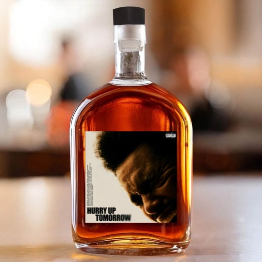 Discover Top Weeknds Hurry Up Tomorrow 2025 Whiskey Bottles,gift for fans