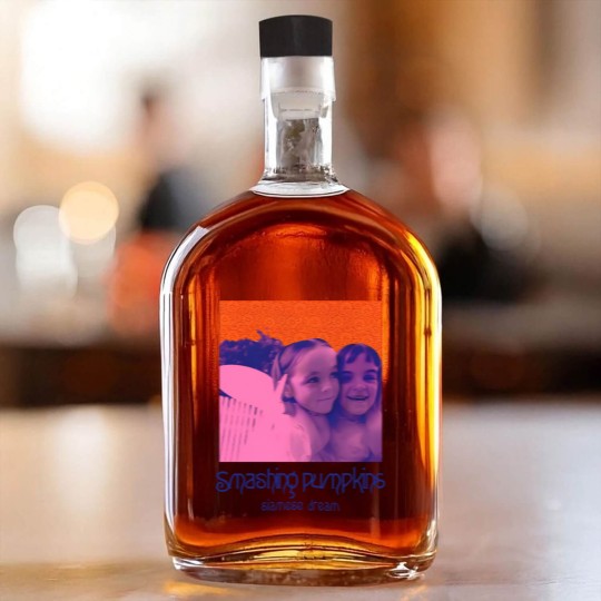 Discover SMASHING PUMPKINS Siamese Dream Band Whiskey Bottles