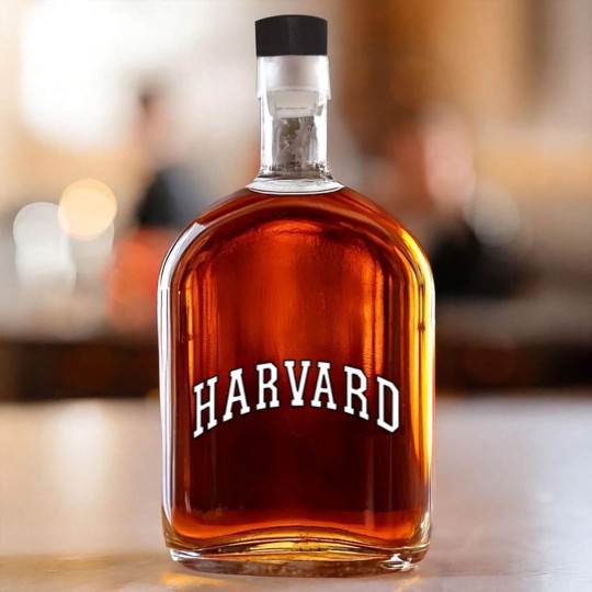 Discover Vintage Harvard University Whiskey Bottles