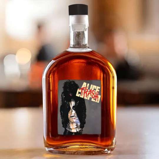 Discover ALICE COOPER TRASH! Classic Whiskey Bottles