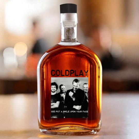 Discover Coldplay World Tour 2025 Whiskey Bottles, Gift Whiskey Bottles For Coldplay Fans