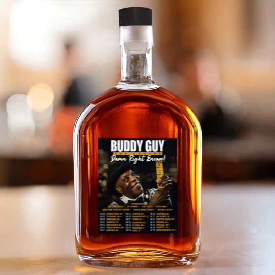 Discover Buddy Guy 2025 The Damn Right Encore Tour Dates Whiskey Bottles