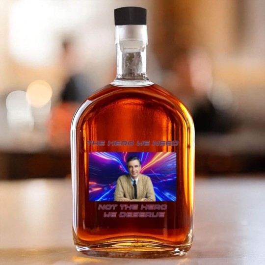 Discover Mr. Rogers Short-Sleeve Unisex Whiskey Bottles