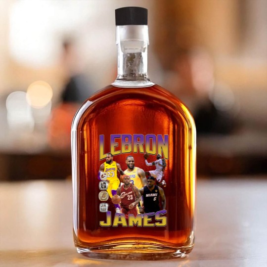Discover Basketball Legend LeBron James Whiskey Bottles