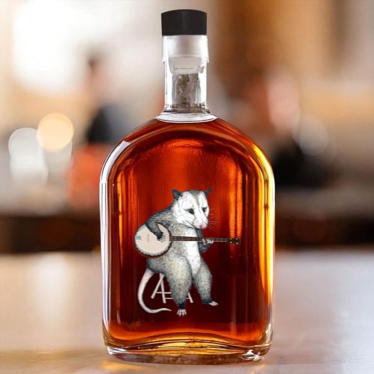 Discover Opossum Playing Banjo Guitar Possum Live Weird Trash Kitty Whiskey Bottles