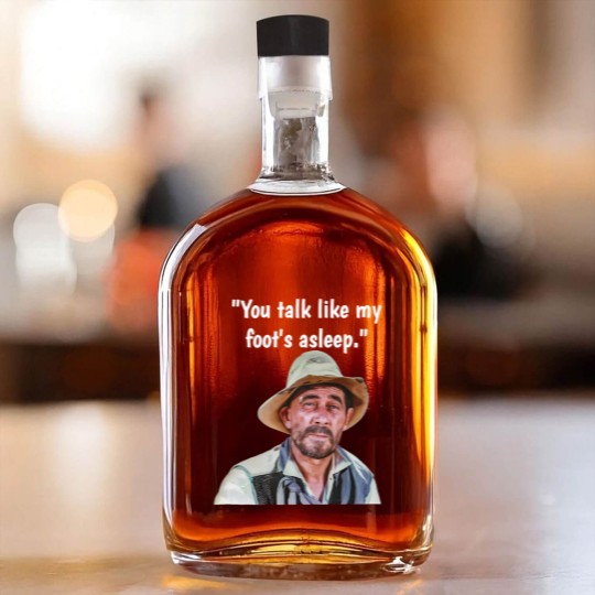 Discover Vintage TV Westerns Festus Gunsmoke "You Talk Like My Foot's Asleep"  Whiskey Bottles Whiskey Bottles