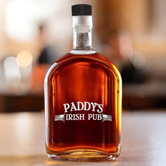 Discover Paddy's Irish Pub Whiskey Bottles,It's Always Sunny in Philadelphia Whiskey Bottles,St Patrick's Day Whiskey Bottles