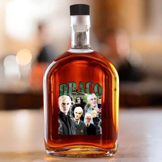 Discover Tom Felton 90s Vintage Whiskey Bottles, Draco Malfoy Whiskey Bottles, Draco Malfoy Merch, Harry Potter