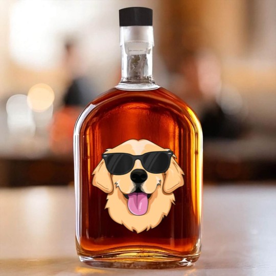 Discover Golden Retriever for Boys Girls Sunglasses Whiskey Bottles Whiskey Bottles