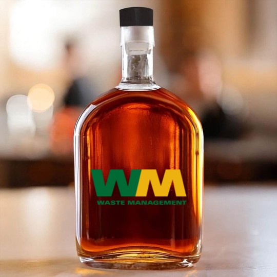 Discover WASTE MANAGEMENT LOGO Whiskey Bottles