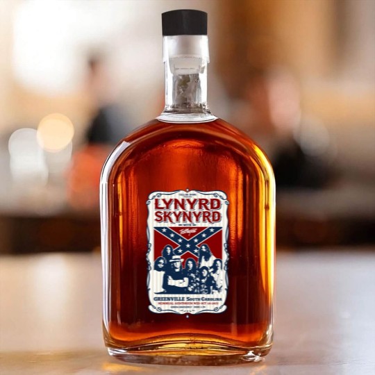 Discover Lynyrd Skynyrd 1977 Tour Whiskey Bottles Whiskey Bottles