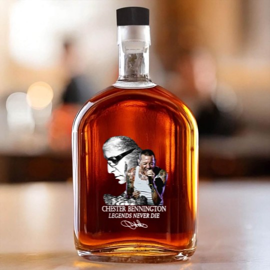Discover Linkin Park Legend Never Die Whiskey Bottles
