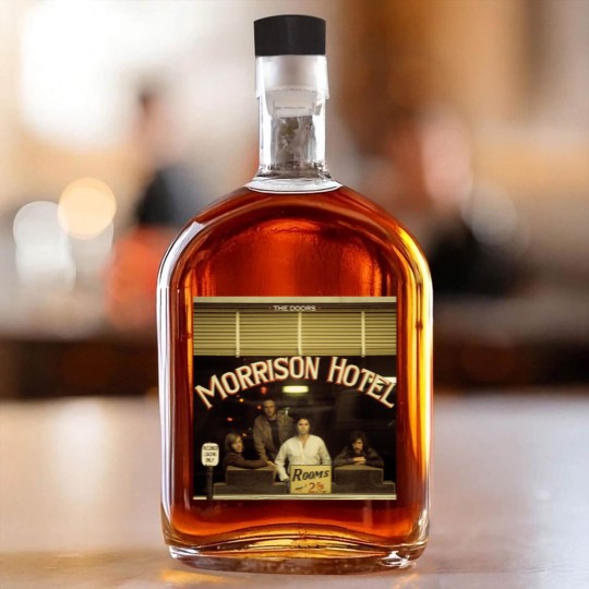 Discover Hot The Doors Morrison Hotel Album Whiskey Bottles