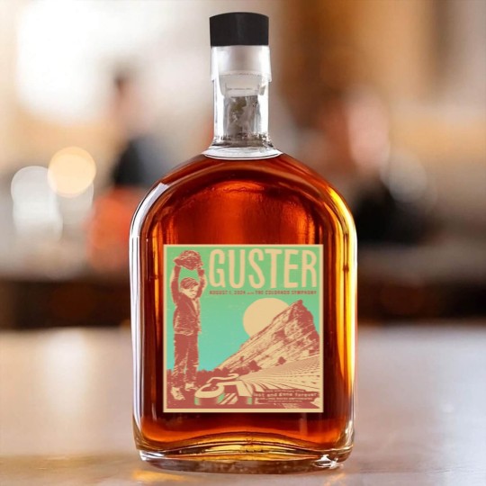 Discover Guster 25th Anniversary Show Red Rocks Amphitheatre Whiskey Bottles