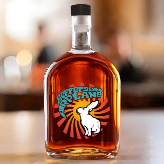 Discover Jefferson Airplane White Rabbit Whiskey Bottles
