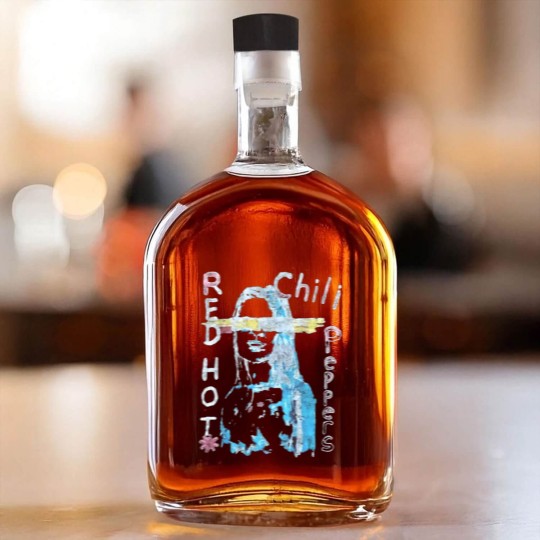 Discover Red Hot Chili Peppers, Vintage Band Whiskey Bottles, Red Hot Chili Peppers Concert Whiskey Bottles