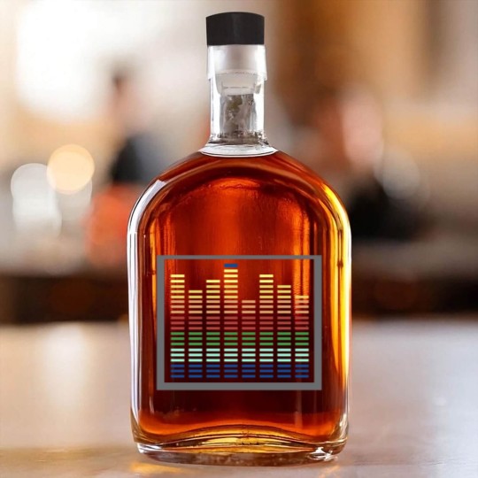 Discover Qualizer-El-Lit-Glowing-Sound-Activated-Gradient-Equalizer Whiskey Bottles