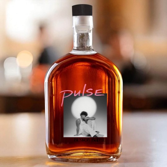 Discover Benson Boone New Song Pulse Retro Fanshionable Whiskey Bottles