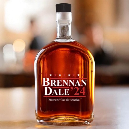 Discover Step Brothers Brennan Dale 2024 Election Whiskey Bottles