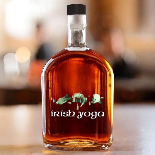 Discover Men's Irish Yoga Whiskey Bottles St Patrick's Day