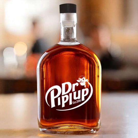 Discover Cartoon Whiskey Bottles, Dr Piplup Whiskey Bottles, gift for him, gift for her, birthday gift, anniversary Whiskey Bottles, funny Whiskey Bottles