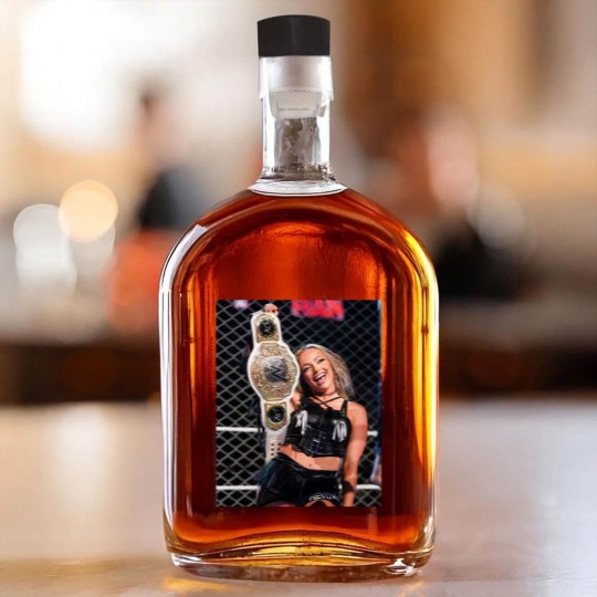 Discover Liv Morgan Wrestling Entertainment Gift For Fan Whiskey Bottles