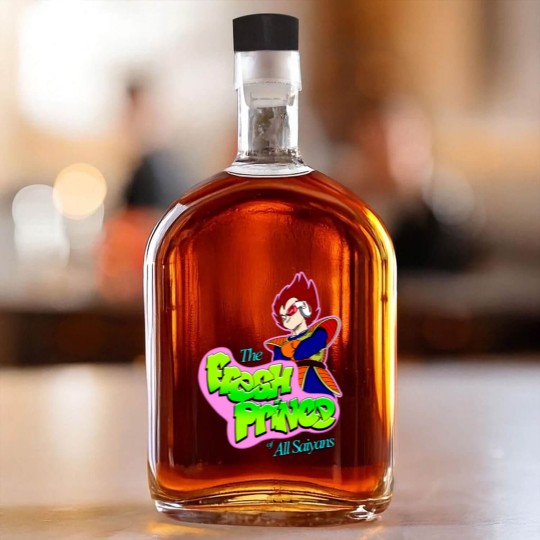 Discover Fresh Saiyan  dragon  fresh  of bel air  Saiyan  vegeta  dbz  dbs  ball Whiskey Bottles