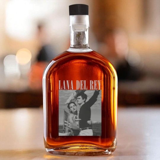 Discover Lana del rey Norman Rockwell Whiskey Bottles