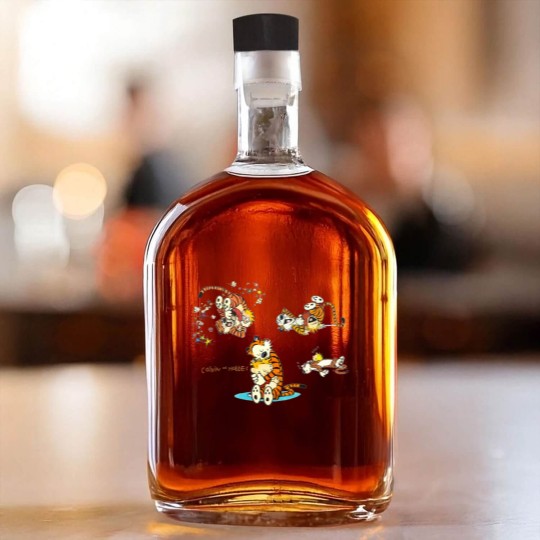 Discover calvin and hobbes bill watterson Whiskey Bottles