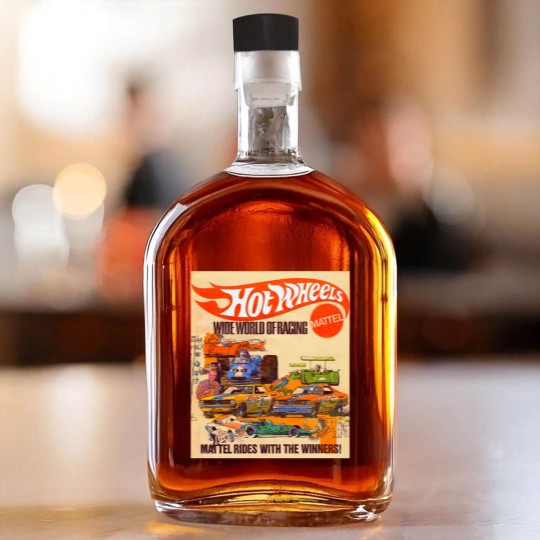 Discover Hot Wheels Vintage Wide World of Racing Whiskey Bottles