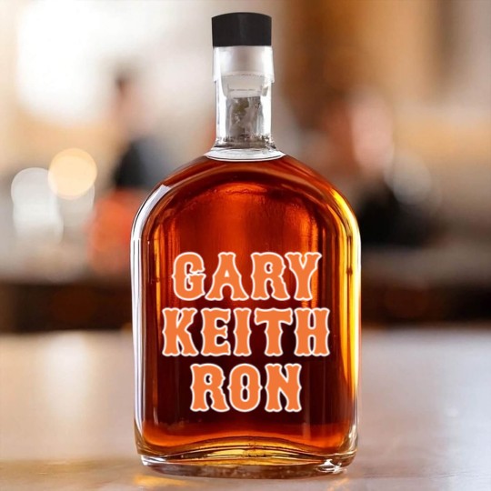 Discover GARY, KEITH, RON Whiskey Bottles